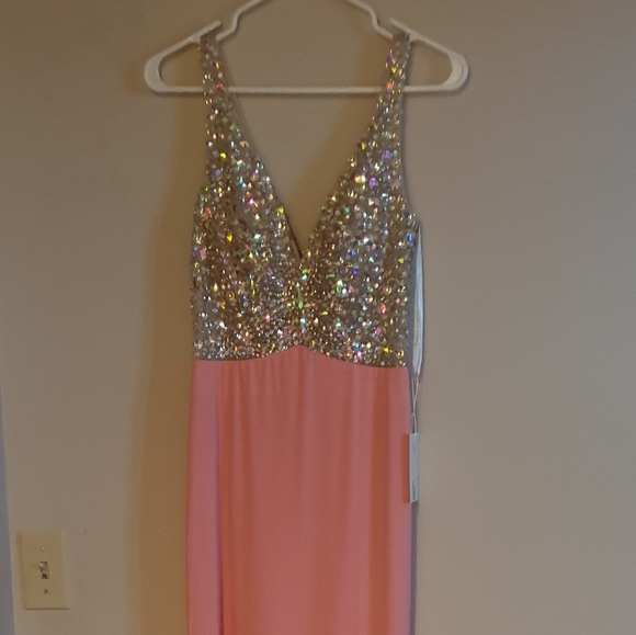 Light pink prom or pageant gown - Picture 4 of 7